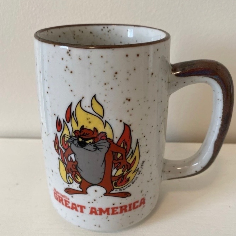 VTG 1978 Marriott’s Great America TAZ Tasmanian Devil Warner Bros Coffee Mug